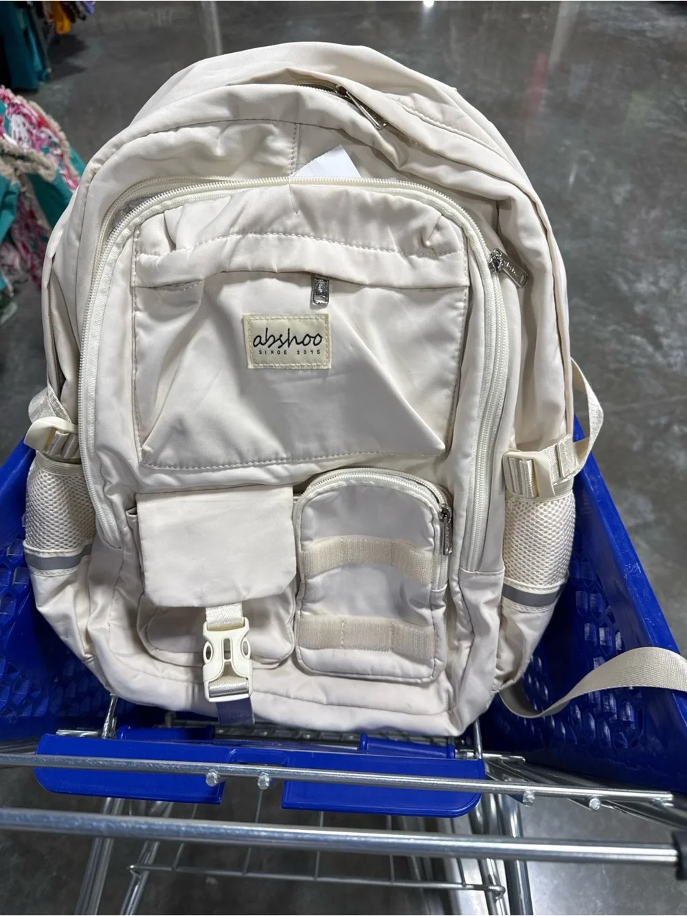 Abshoo Cream Laptop Backpack Used Great condition Multi-Pocket School & more